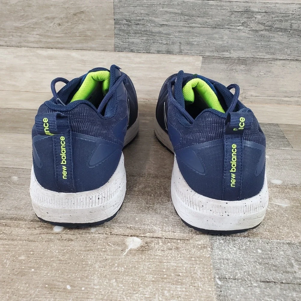 New Balance Logic Mens Work Shoe Sz 8.5 Navy Blue Composite Toe Safety Sneaker
